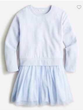 Crewcuts Girls' crewneck mixy dress with tulle size 8